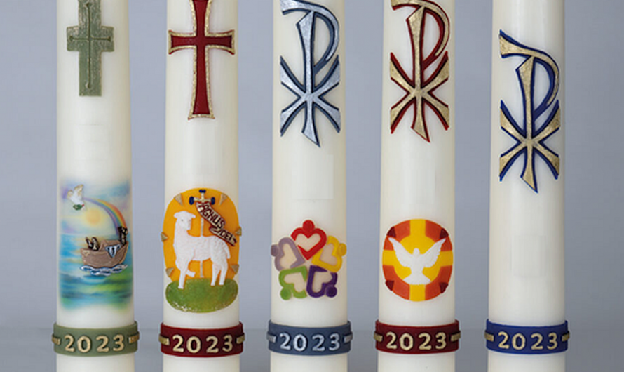 Er zijn weer paaskaarsen te bestellen