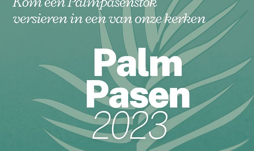 Kom een Palmpasenstok versieren