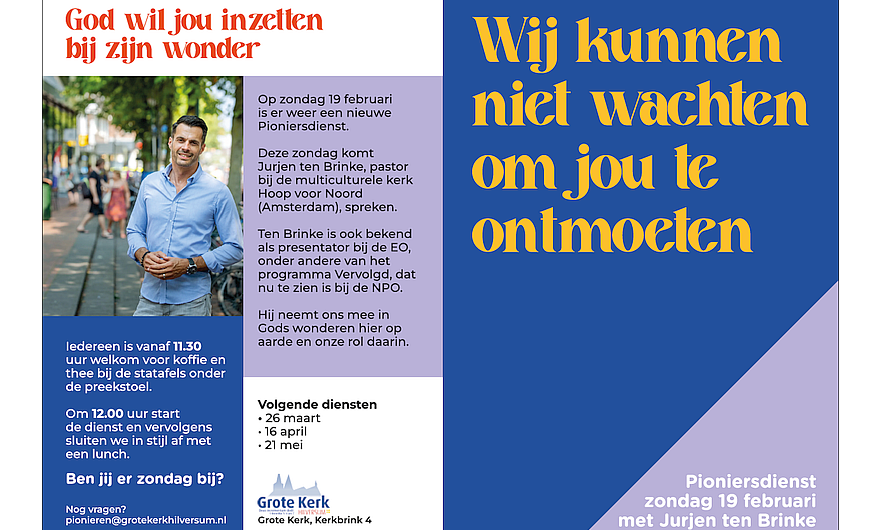 Pioniersdienst: ‘God wil jou inzetten bij Zijn wonder’