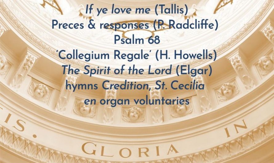 25 mei: Choral Evensong weer in de St. Vitus