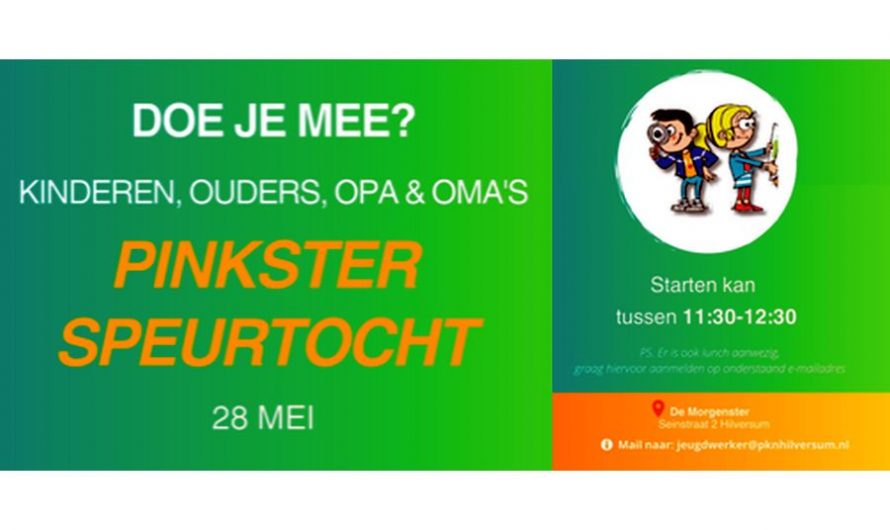 Pinksterspeurtocht rondom De Morgenster