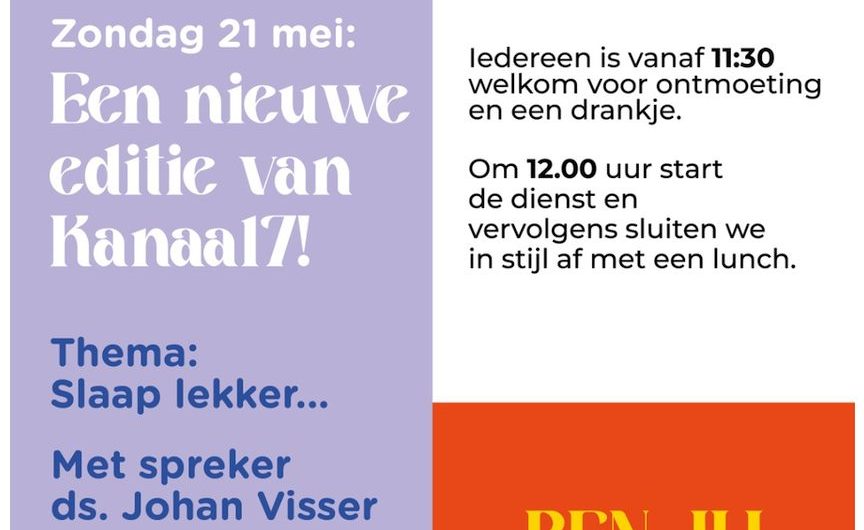 21 mei: Pioniersdienst met Johan Visser