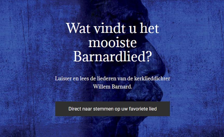 Verkiezing mooiste lied van Willem Barnard