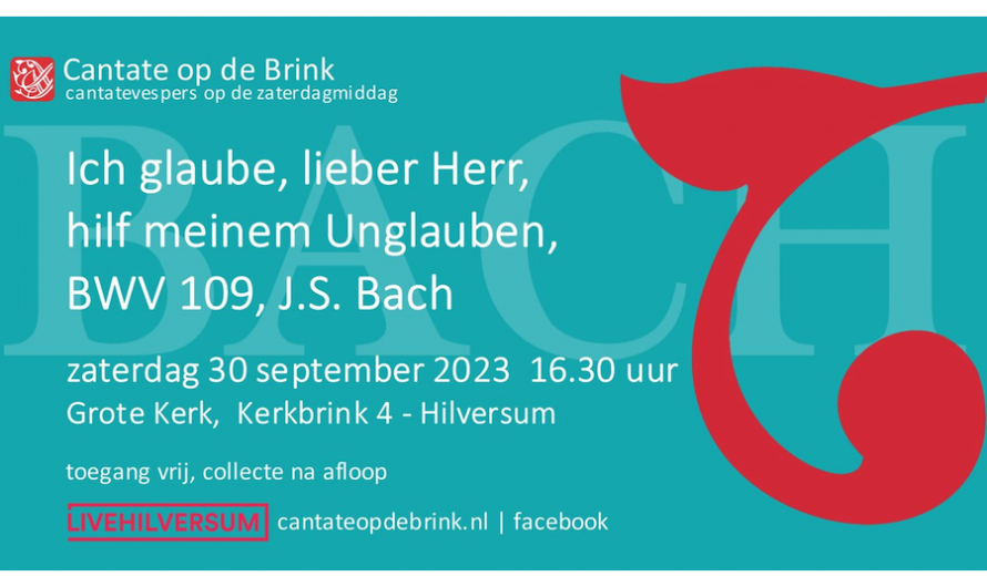 Start Bachseizoen met 300 jaar oude cantate