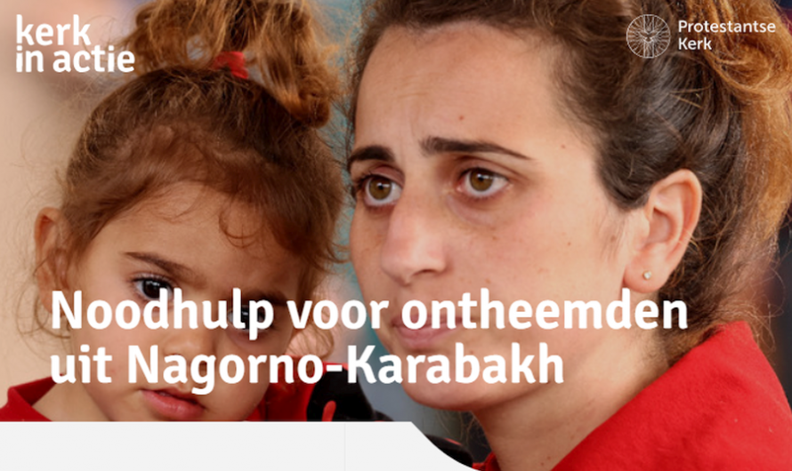 Diakenen collecteren voor noodhulp Armeniërs