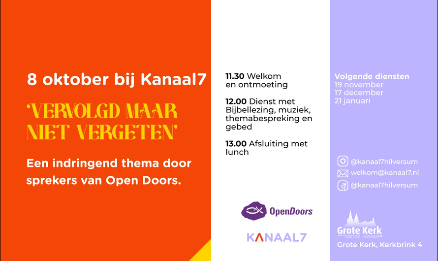 Kanaal 7: ‘Vervolgd maar niet vergeten’