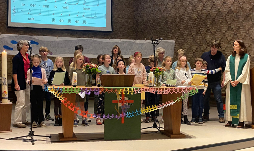 Ook in de kerk kunnen kinderen zich thuisvoelen
