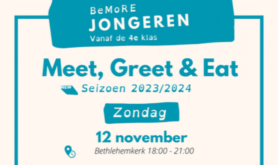 Ontmoeting jongeren met drie gangen