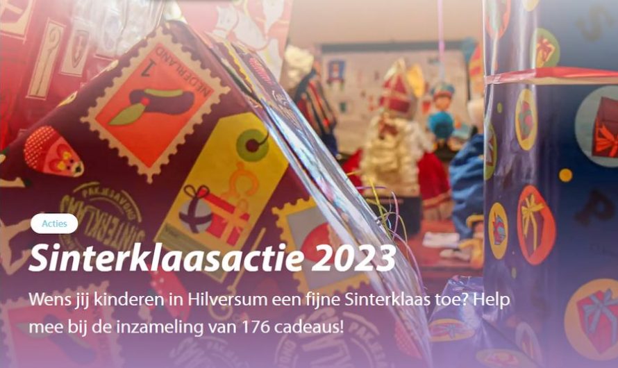 Help Sint met cadeaus voor kinderen in armoede
