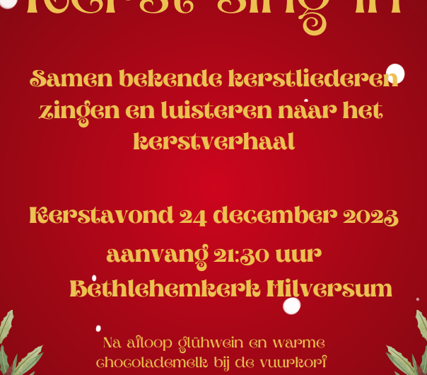 Kerst Sing-in