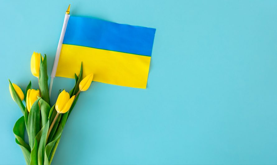 Bloemengroet voor Oekraïners in Hilversum