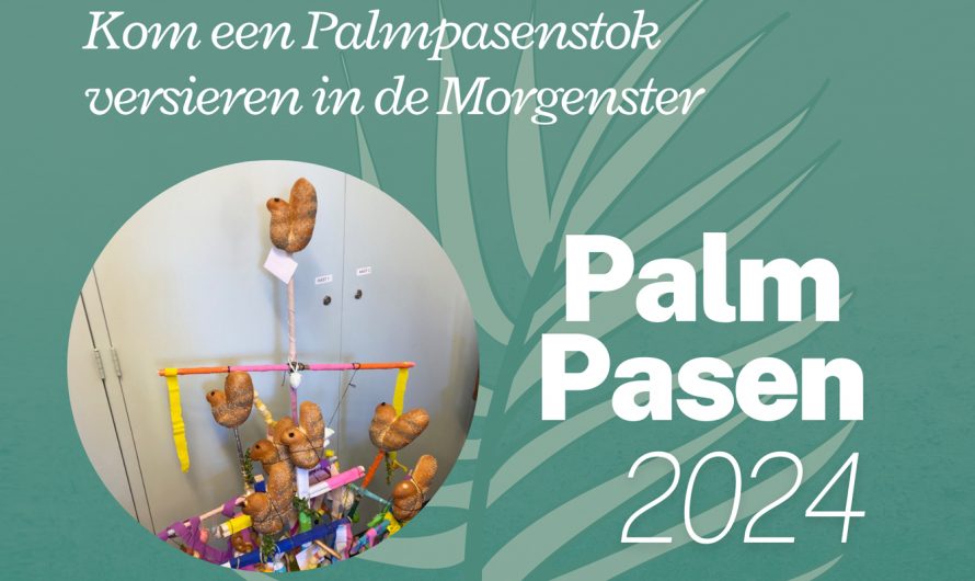 Palmpaasstok maken voor Palmzondag