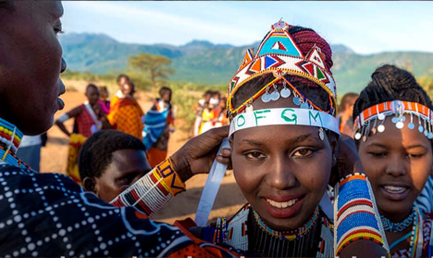 Collecte meisjes Kenia